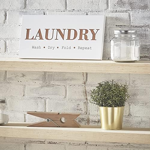 Natpis za pranje rublja s drvenim zidom / dekor za pranje rublja u modernoj seoskoj kući / natpis s citatima ugraviran ponavljanjem