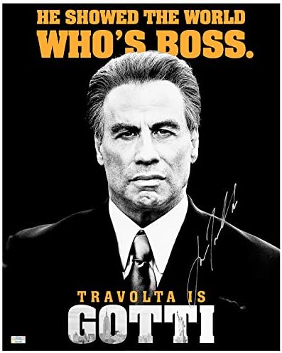 John Travolta autogramirao je plakat Johna Gottija koji je šef 16x20