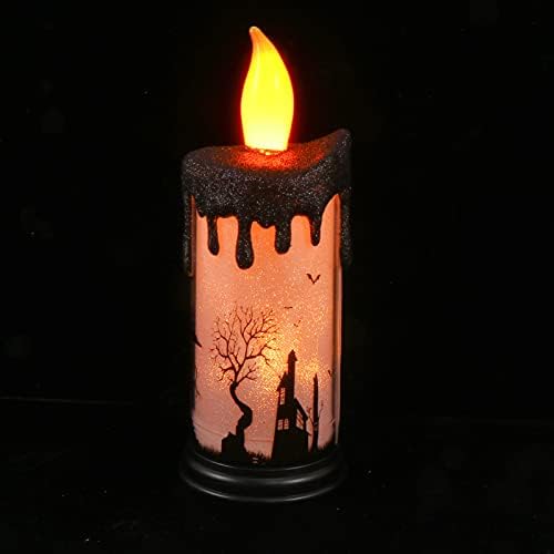 Homsfou za voska lampu LED ukrasna osjetljiva jednostavna stup Adorn suze Izbjegavanje Izdržljiva elektronička svjetla Stilska Halloween