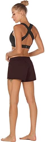 Icyzone Athletic Lounge kratke hlače za žene - trčanje trčanja treninga pamučnih znojnih kratkih hlača