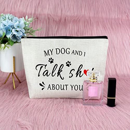 Ljubitelji pasa torba za šminku Smiješan poklon za psa mama ljubimca ljubitelj poklon najbolji prijatelji rođendan poklon kozmetička