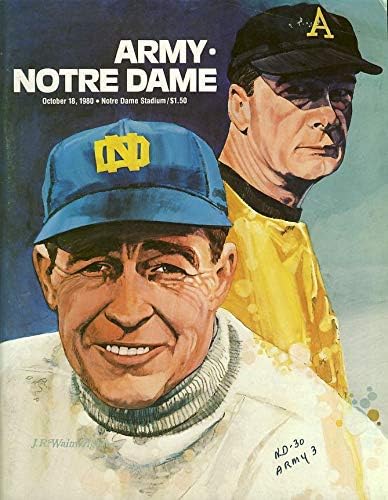 1980. Notre Dame v vojni nogometni program - fakultetski programi