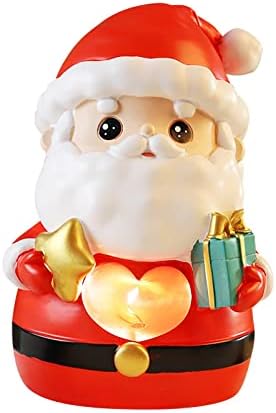 Slatka Santa Spavaća Soba desktop Dekoracija zvijezda lampa privjesak od smole Božićni poklon Ukrasi Vintage božićne kuglice