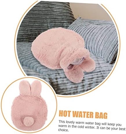 Stobok zec vrećica s vrućom vodom džep ručno toplija prijenosna ručna topliji pribor za rođenje tople vode boca s plišanim poklopcem