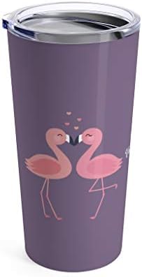 Flamingo zaljubljeni Valentinovo od grožđa kompon kompot 20oz