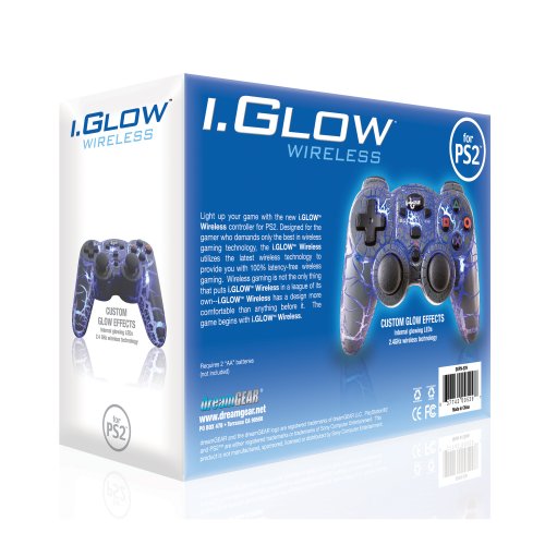 PlayStation 2 I.Glow 2,4 GHz bežični kontroler s 5 ugrađenih LED -a