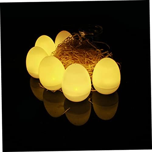 Abaodam 12pcs jaja svijeća svjetiljka za blagovaonicu dekor noćna svjetla za djecu u obliku jaja zabava tealight uskrsna noć lagana