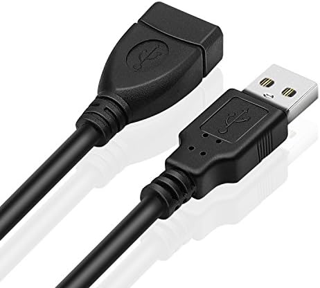 TNP USB ekstenzijski kabel - Upišite muško na žensku m/f zlatnu pozlaćenu hi -brzinu usb 2.0 adapter za proširenje kabela za proširenje
