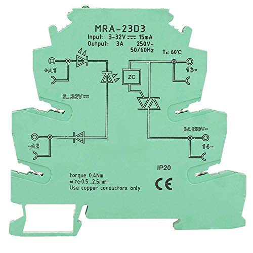 MRA-23D3 PLC AC releja pojačala napajanja Ultra-tanki modul releja čvrstog stanja za motor, solenoidni ventil, kontaktor