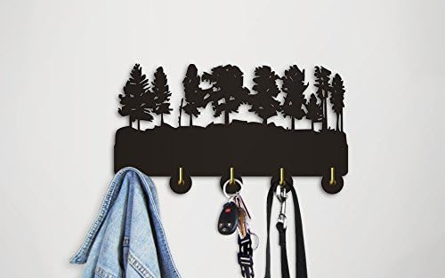 Štreberski dani prirodne šumske stabla moderni dekor za uređenje zidne kuke za kaput odjeća za odjeću za viseće kuke šume kuke za ručnike
