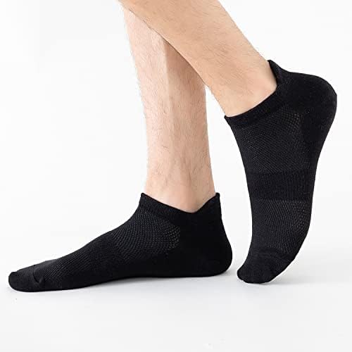 VFM 8 parova gležnjače atletske čarape za muškarce žene nisko izrezani sportski jastuk tab tanke čarape tanke čarape
