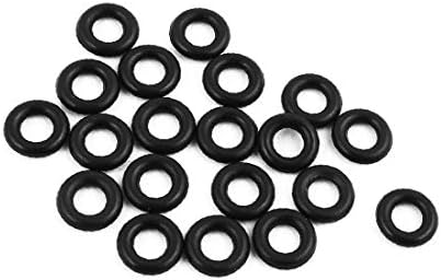 X-DREE 20 PCS Crni 3,55 mm x 1,8 mm, otporan na brtveni prsten otporan na ulje O-oblik gumenih guma (anelli di tenuta u gomma nbr a