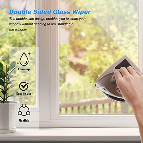 Doitool Cleansers Plastična dvostrana sredstva za čišćenje prozora Magnetsko čišćenje prozora za čišćenje dvostranog stakla Podesivi