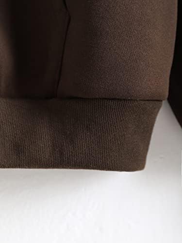 WDIRARA Ženski patentni zatvarač kapuljača pulover dugih rukava dugim rukavima