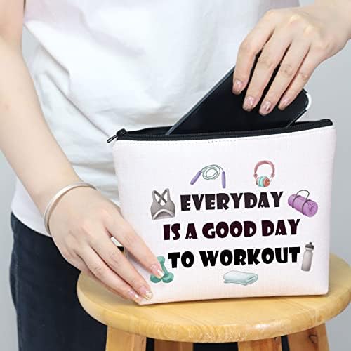 Kozmetička makeska torba za dizanje utega fitness bodybuilding poklon svakodnevno je dobar dan za vježbanje šminke za atletski trener