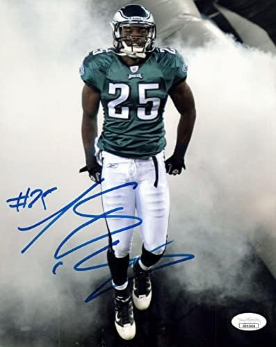 Lesean McCoy Future Hof potpisao nogometnu fotografiju 8x10 s JSA CoA - Autografirane NFL fotografije