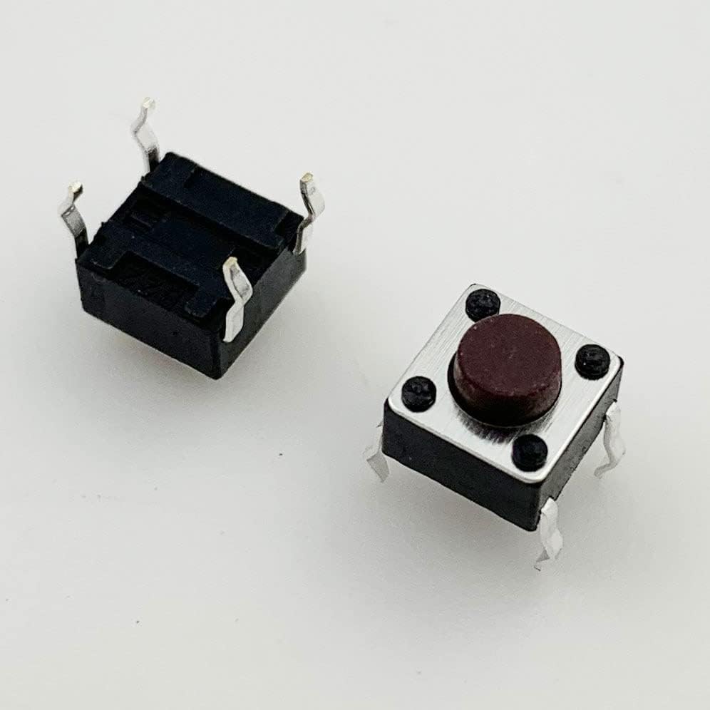 20pcs za 8Style 6 * 6 6x6 5H SwitchTactile Tact Push gumb Micro Self-Reset Switches bijelo plavo smeđe zeleno žuto oran-
