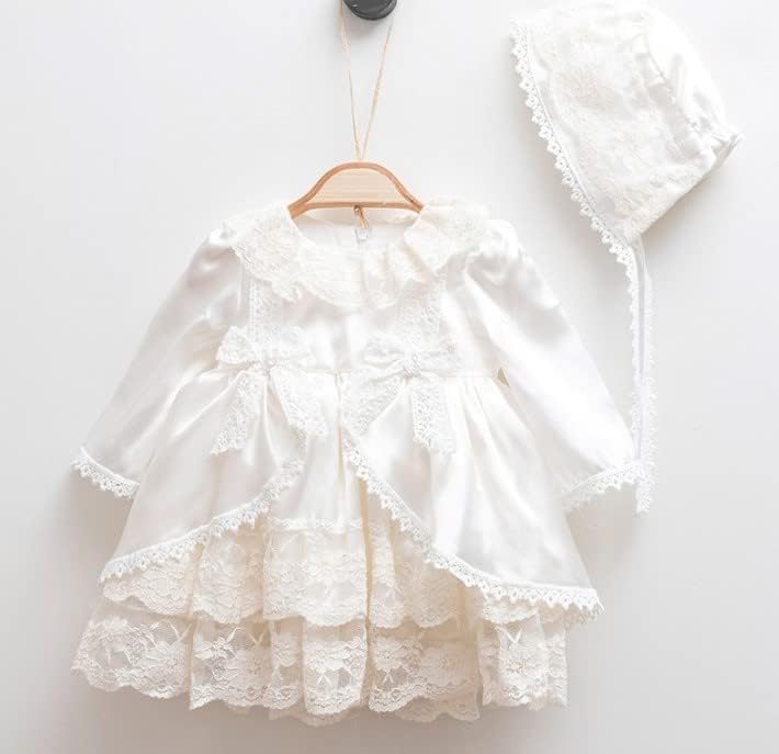 Lal & Luna set odjeće za čipkaste haljine za novorođenčad, odjeća od 4pc za posebne prigode