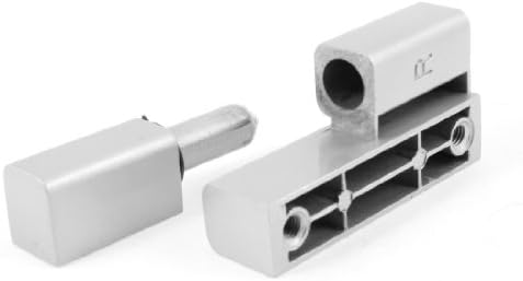 Aexit Silver Tone Construction Hardver Fink Legura umetnuti tip lijevo otvaranje ormara Zgloba vrata CL203-1 Model: 92AS283QO645