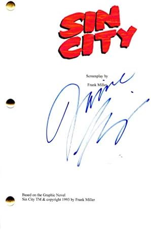 Jaime King potpisao autogram - SIN City Full Film scenarij - Frank Miller, Jessica Alba, Clive Owen, Mickey Rourke, Bruce Willis, Benicio