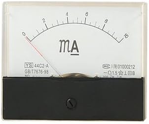 DC 0-10ma struja ispitivanja analognog AMP mjerača ploče 44c2