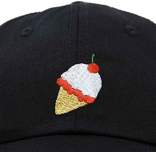 Dalix Sundae Slatki sladoled konus W Cherry na vrhu ljetnog šešira