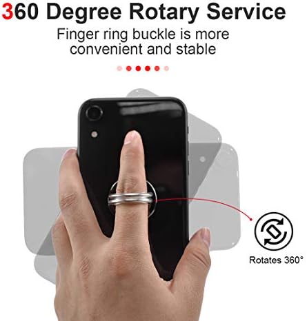 Držač prstena za mobitel Rungli, 3 u 1 Universal Phone Running Stand, držač automobila, držač telefona prsta za iPhone, Samsung telefon