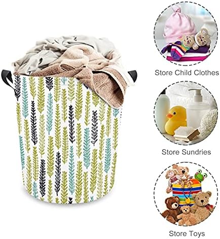 Foduoduo košarica za pranje rublja Little Forest Citron Laundry kovčeg s ručkama Sklopljive torbe za skladištenje prljave odjeće za