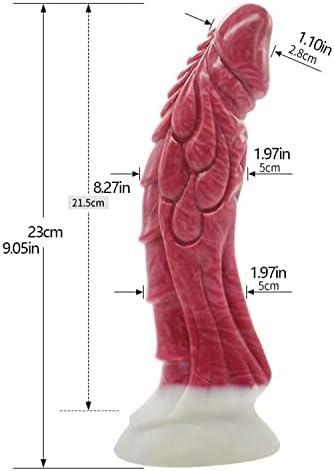 Realistični životinjski dildo s usisnom šalicom, 9inch fleksibilni silikonski dildos g Spot za odrasle seksualne igračke