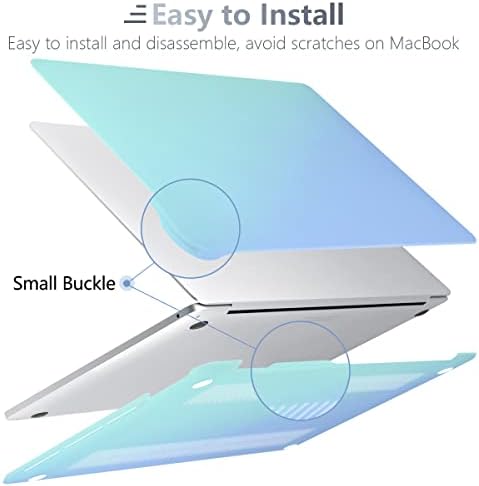 Kućište gradijenta Batianda za MacBook Air 13 inčni 2021 2020 Model A2337 M1 Chip A2179 A1932 Tvrda plastična školjka s poklopcem tipkovnice