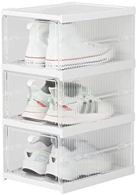 VUA bijela troslojna plastika može se nanijeti jednostavni ormar za cipele, prozirna kutija za produbljivanje cipela s prašinom, može