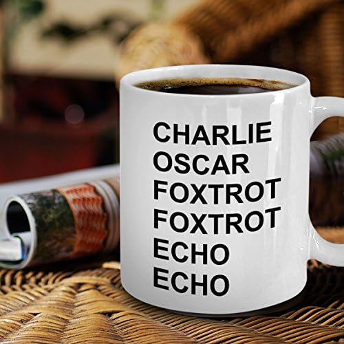 Darovi Radio operatora šunka - Fonetička abeceda - kava Charlie Oscar Foxtrot Echo - Aviation Vojni kod