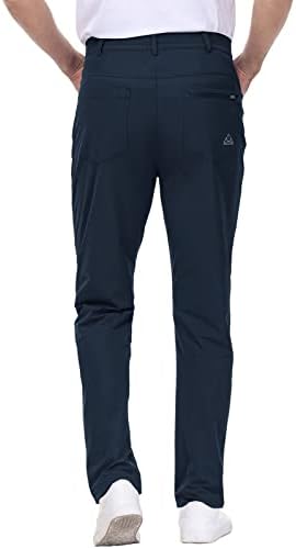 Rdruko muške rastezljive golf hlače lagane radne ležerne hlače s džepovima
