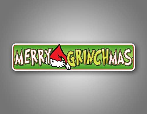 Sretan Grinchmas Božić 4 x18 Dekoracija potpisuje Grinch koji je ukrao znak za odmor za odmor zid znaka