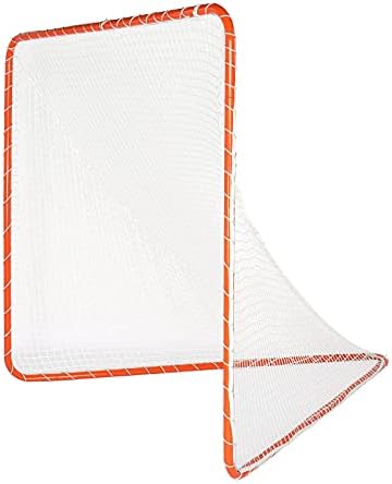 Narančasti okvir za hokejsku mrežu za trening 6ft 6ft unutarnji i vanjski set vrata za hokej na otvorenom, čelična hokejaška mreža