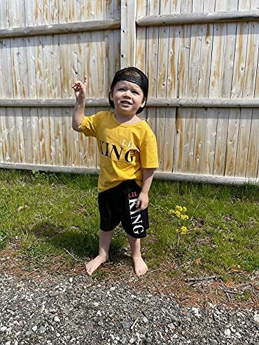 Aalizzwell mališani mali dječaci majica s kratkim rukavima Mamuflage kratke hlače Set ljetne odjeće odjeće