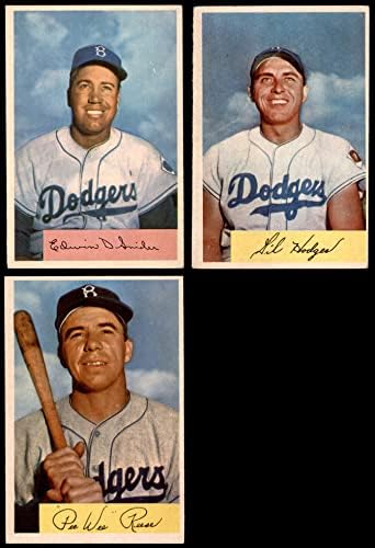 1954. Bowman Brooklyn Dodgers Team Set Brooklyn Dodgers Ex Dodgers