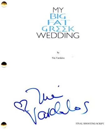 Nia Vardalos potpisala autogram - moj veliki masni grčki vjenčanje cijeli filmski scenarij