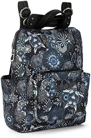 Sakroots Womens Eco-Twill Eco Twill Loyola Mali kabriolet ruksaka, prekrivena pustinja crnog duha, jedna veličina nas