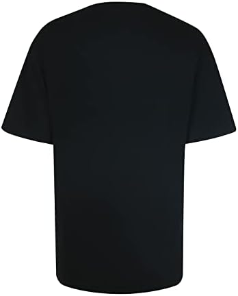 Jesen ljetna majica za tinejdžere 2023 odjeća kratki rukavi pamučni grafički brunch majica 6E 6E 6E